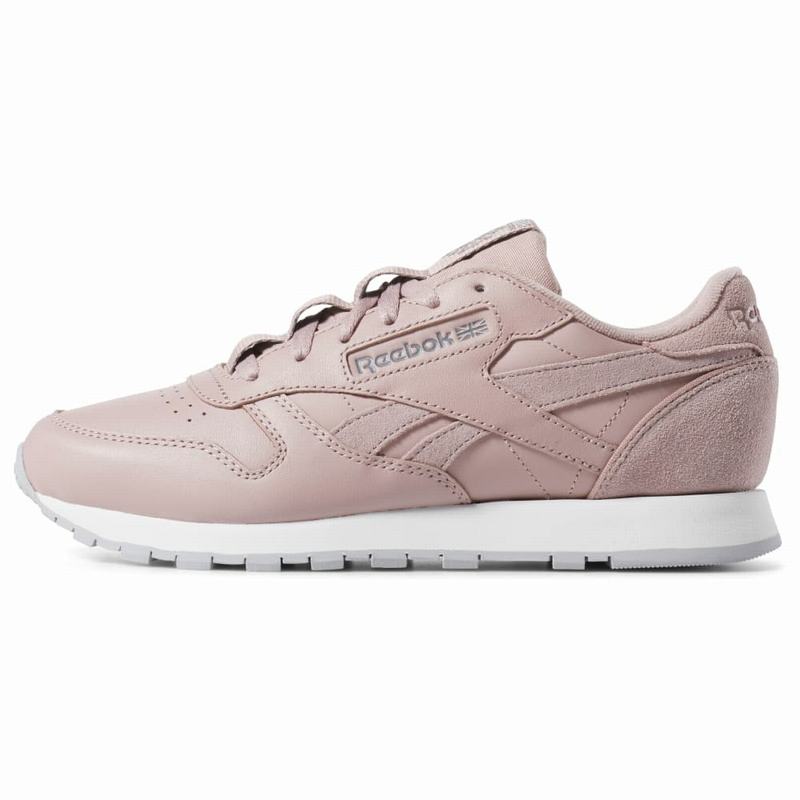 Tenisi Reebok Classic Leather Dama Roz/Gri/Albi Romania BK9757JA